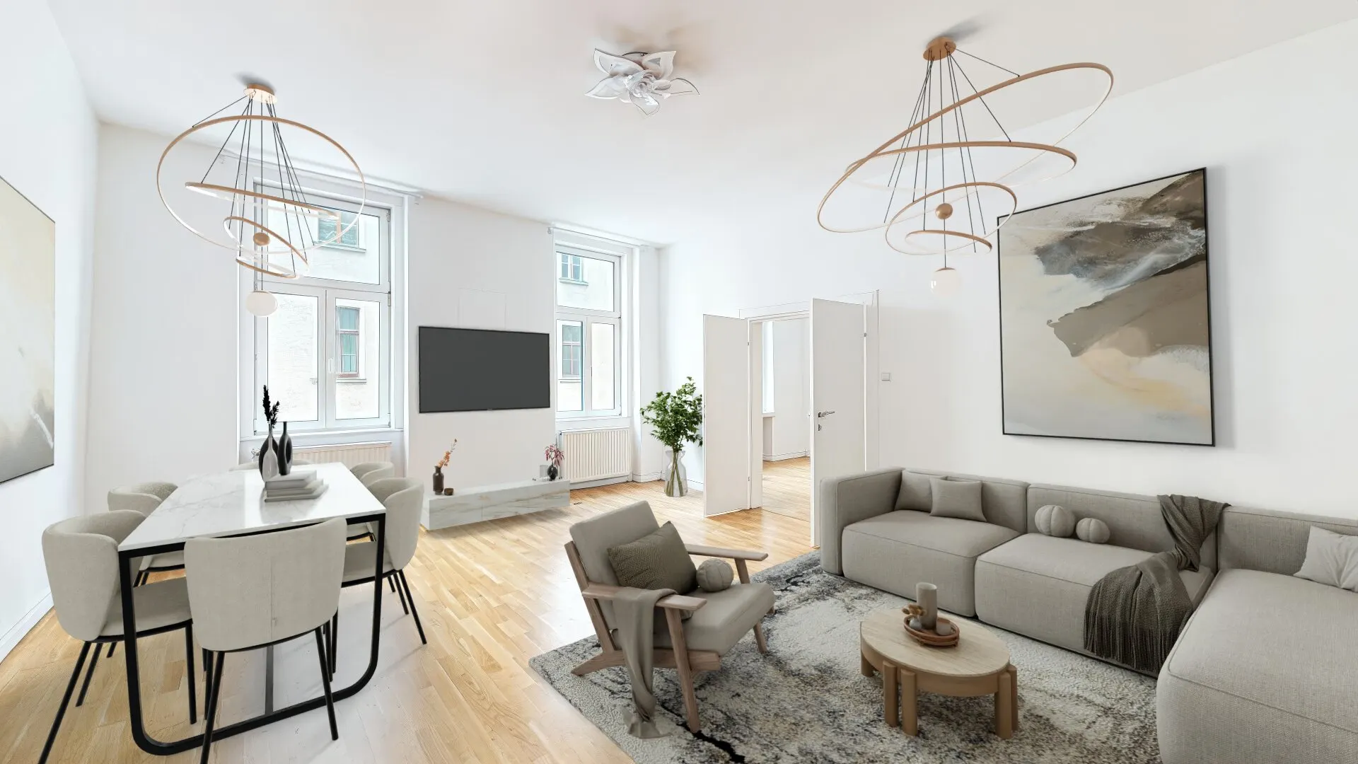 ++NEU++ Nur 1 Minute zur U-Bahn (Schottenring) – Stilvolle 3 Zimmer Wohnung im begehrten Karmelitenviertel!!! TOP LAGE!