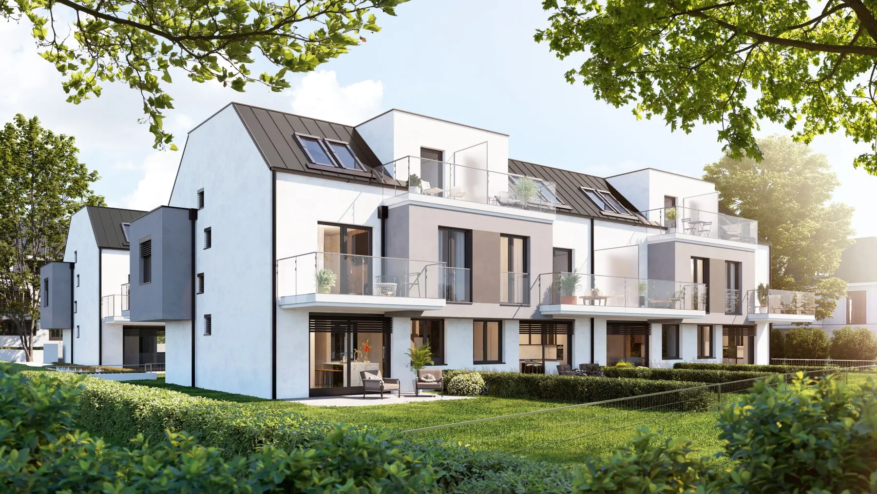 Living 59-  Modernes Wohnbauprojekt mit 8 hochwertigen Reihenhäusern nahe Mühlwasser