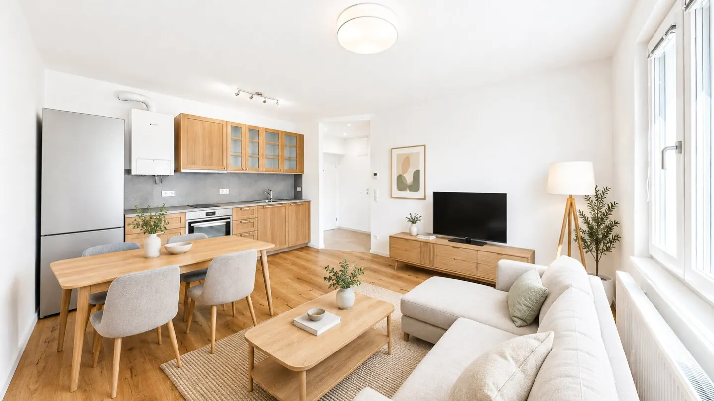 Erstbezug nach Totalsanierung — 2 Zimmer in Grünruhelage, Döbling