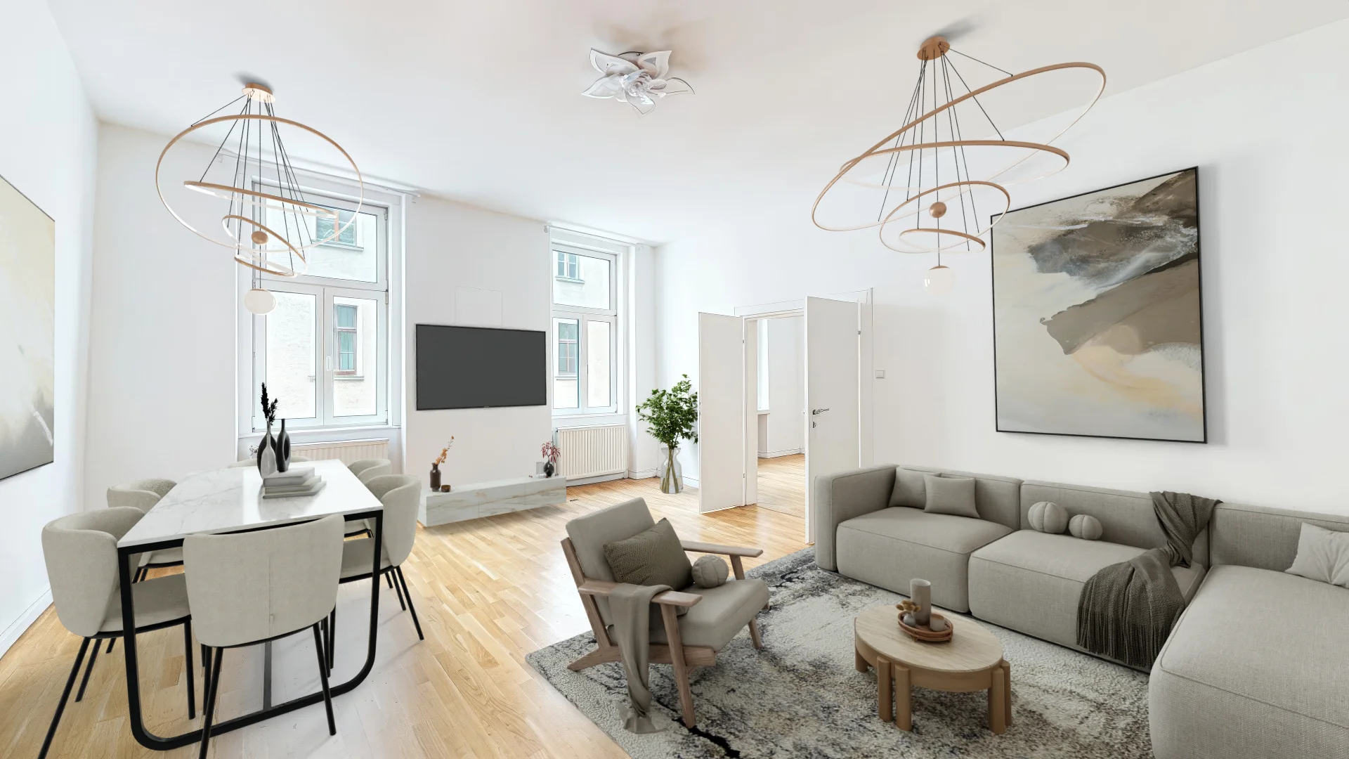 ++NEU++ Nur 1 Minute zur U-Bahn (Schottenring) – Stilvolle 3 Zimmer Wohnung im begehrten Karmelitenviertel!!! TOP LAGE!