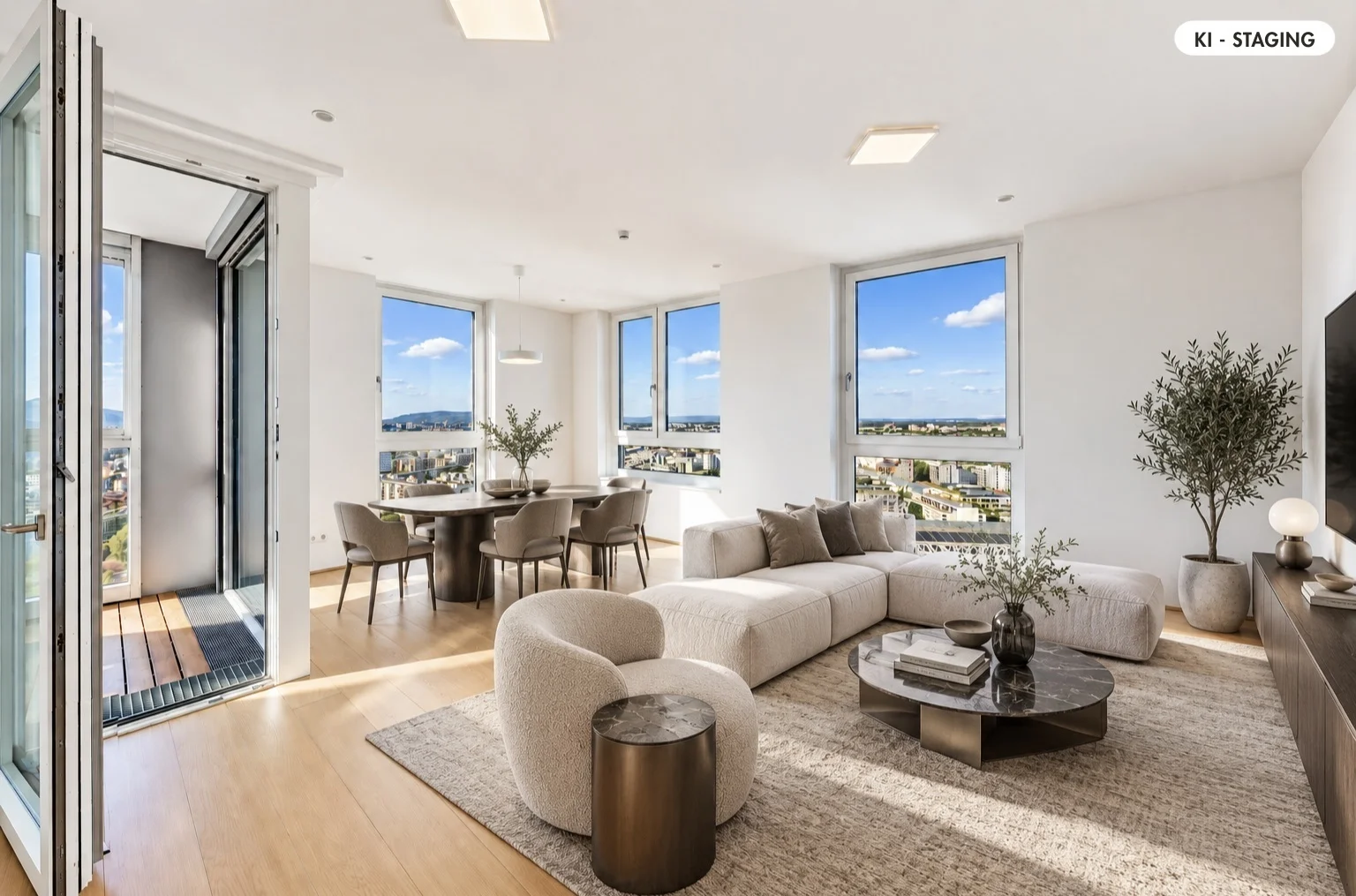 Über den Dächern Wiens: Sky Living mit Rooftop-Pool, International School und U1 vor der Tür