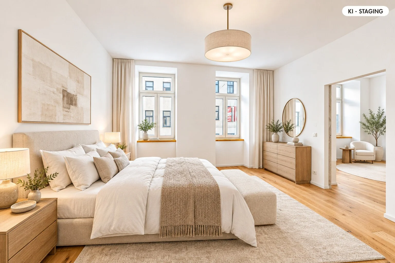 Altbauflair im 1. Stock: 2 Zimmer mit Wohnküche